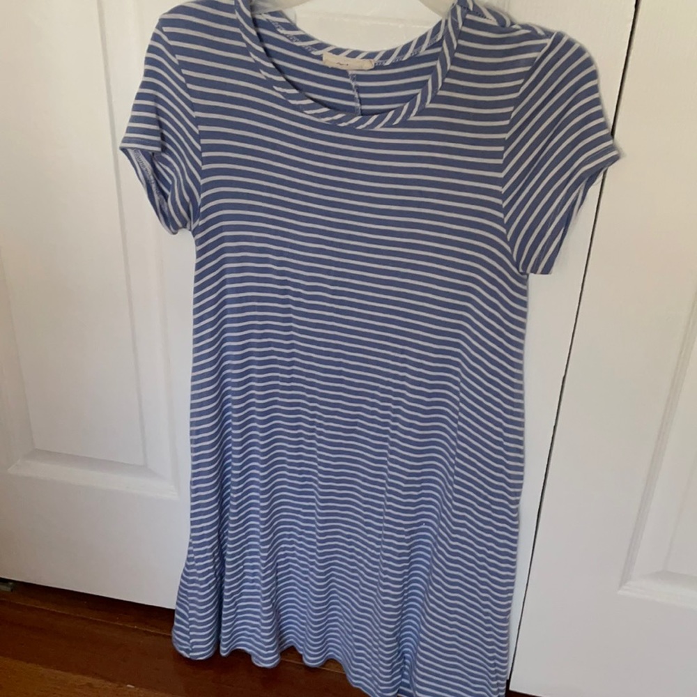 Striped t-shirt dress